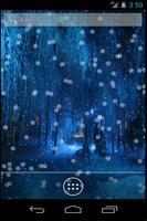 Snow Winter Live Wallpaper capture d'écran 1
