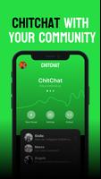 ChitChat - Talk to community Plakat