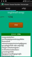 Khmer House Number Horoscope screenshot 3