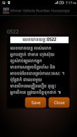 Khmer Vehicle Number Horoscope screenshot 3