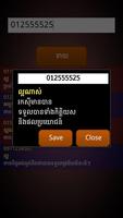 Khmer Phone Number Horoscope capture d'écran 1