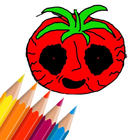 Mr Tomatoes Coloring Book icône