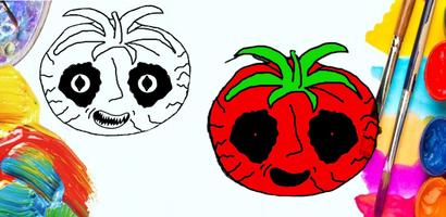 Mr Tomatoes Coloring Book capture d'écran 2