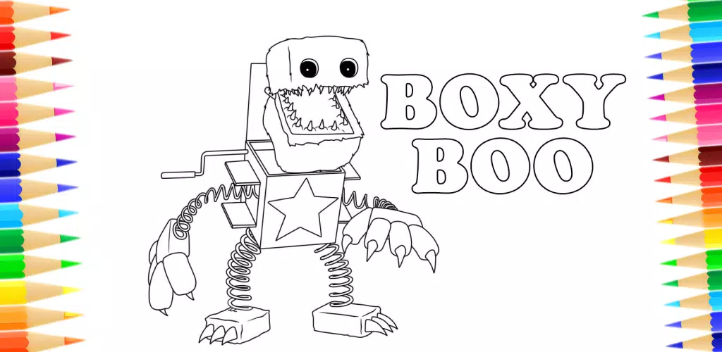 Download do APK de Páginas para colorir Boxy Boo para Android