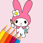 Kuromi Coloring Book আইকন