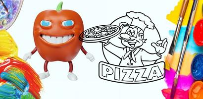 Peppino Pizza Tower Coloring capture d'écran 2