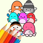 Squish Mallow Coloring Book icon