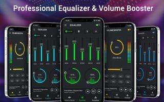 Bassverstärker und Equalizer Plakat