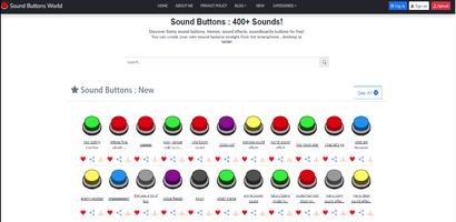 400 Sound Buttons Affiche