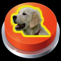 Bark Dog Sound Button Poster