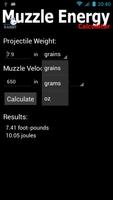 Muzzle Energy Calculator screenshot 1