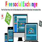 Free social Exchange icône