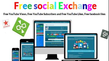 Free social Exchange Affiche