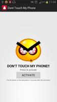 Don't touch my phone penulis hantaran