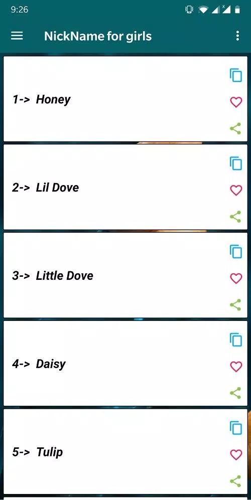 Cute Nicknames for girlfriend APK for Android Download