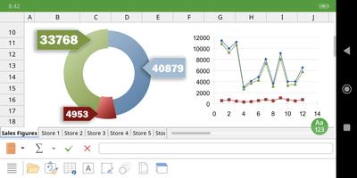 Office NX: PlanMaker ภาพหน้าจอ 1