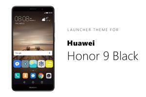 Theme for Huawei Honor 9 Black Poster