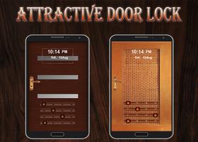 Attractive Door Lock Screen Plakat