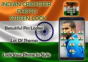 Indian Cricketer Photo Screen Lock imagem de tela 1