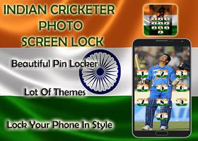 Indian Cricketer Photo Screen Lock imagem de tela 2