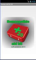 Homeopathic aid kit 20 Affiche