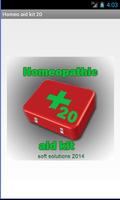 Homeopathic aid kit 20 poster