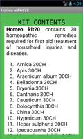 Homeopathic aid kit 20 स्क्रीनशॉट 3