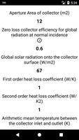 Solar Collector Calculator captura de pantalla 1