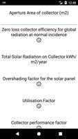 Solar Collector Calculator captura de pantalla 2