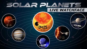 Solar Planets Live Watch Face ภาพหน้าจอ 1