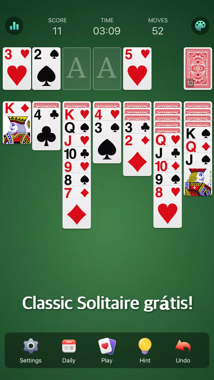 Solitaire4u: jogos de paciência grátis clássico jogo de paciência