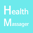 Healthy vibration massage icon