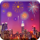 New Year Fireworks Live Wallpaper  Pro icon