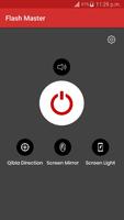 Flash Light -Compass-Mirror Plakat