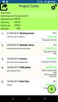 Project Costs screenshot 2