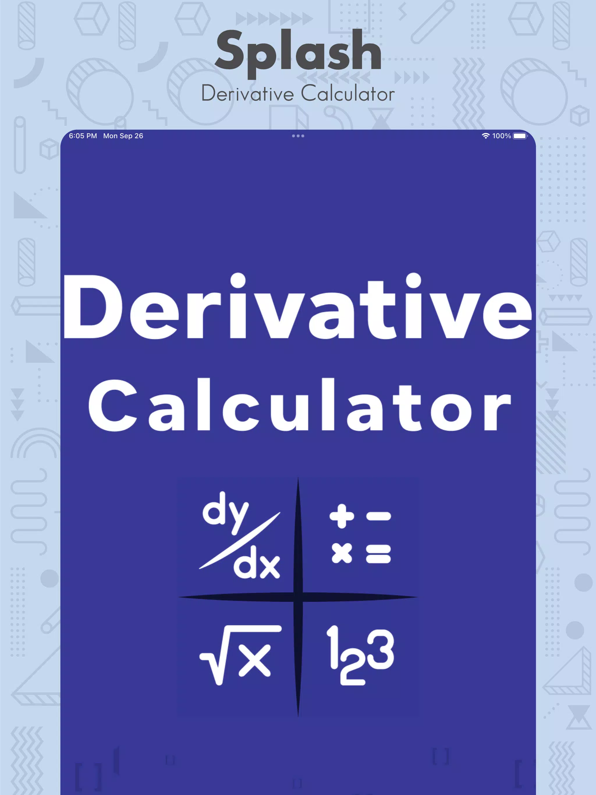 Descarga de APK de Calculadora de Derivadas para Android