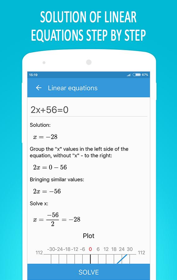 Calculatrice d'équation Math APK pour Android Télécharger