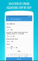 Calculatrice d'équation Math capture d'écran 3