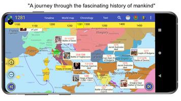 World History Atlas poster
