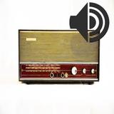 Som de radio antigo audio ícone