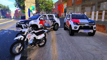 Jogos de Motos de Polícia BR постер