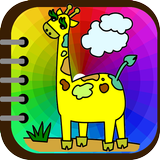 Kids Coloring ( Land animals ) icône