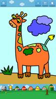 Kids Coloring ( Land animals ) captura de pantalla 3