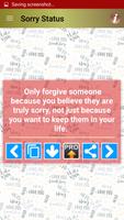 Sorry Messages Status & Quotes اسکرین شاٹ 3