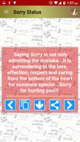 Sorry Messages Status & Quotes Plakat