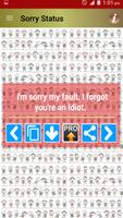 Sorry Messages Status & Quotes capture d'écran 2