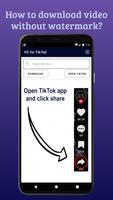 Video Downloader for TikTok Affiche