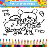 Miga Town House Coloring Book