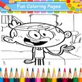 Loud Family Coloring Book