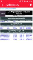 Live Basketball games, TV Listings Guide screenshot 3